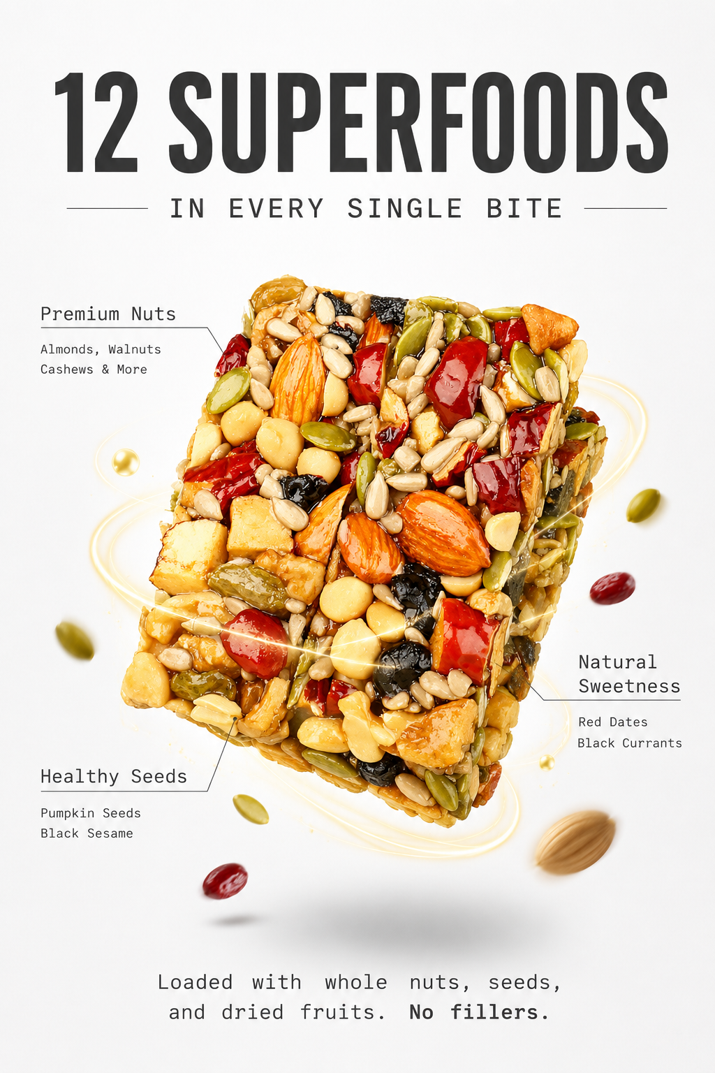 🥧 100% Handmade Sugar-Free Assorted Nut Pie 🌰✨-III