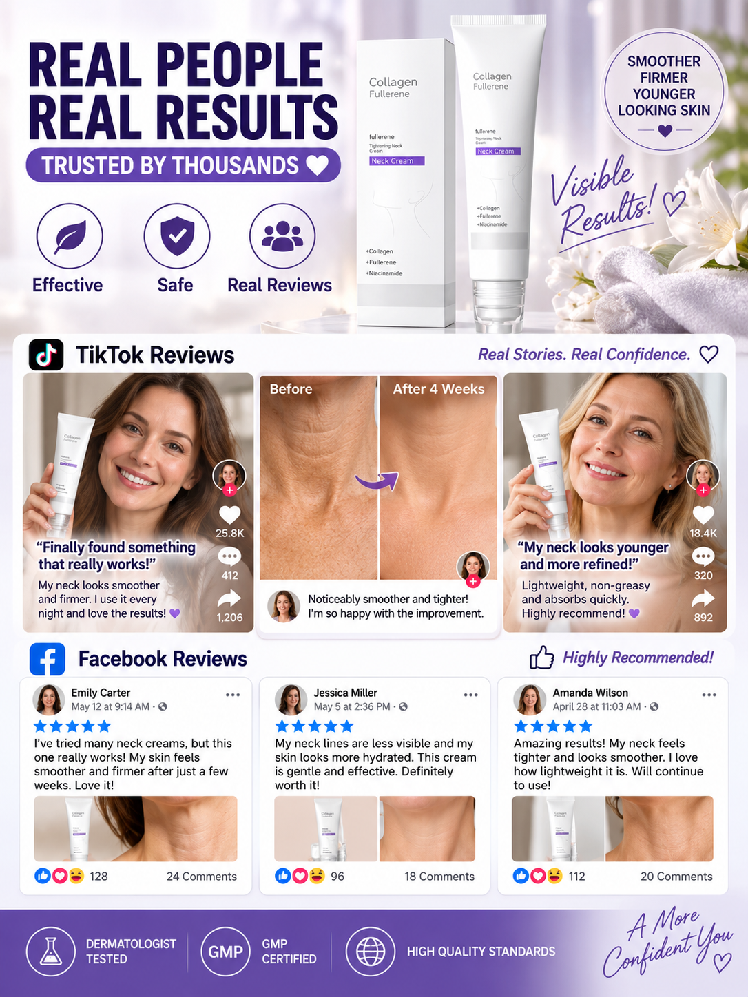 Unisex | Collagen Firming Cream | Targets all types of wrinkles -Felix