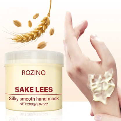 ✨ Sake Lees Hand Mask - Silky Smooth Formula for Hand Skin Care & Moisturization - 280g Net Weight-XLB.