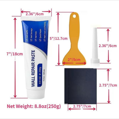 Drywall Patch Repair Kit 250g Wall Mending Agent Multi-functional Quick-drying Paste Adhesive Heavy Duty Concrete Sealant Waterproof Self-adhesive-JY