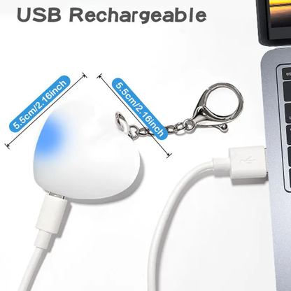✨Smart Touch Heart Pattern Glow Light Portable Handbag Light LED Automatic Creative Krychain Pendent Party Gift-XLB