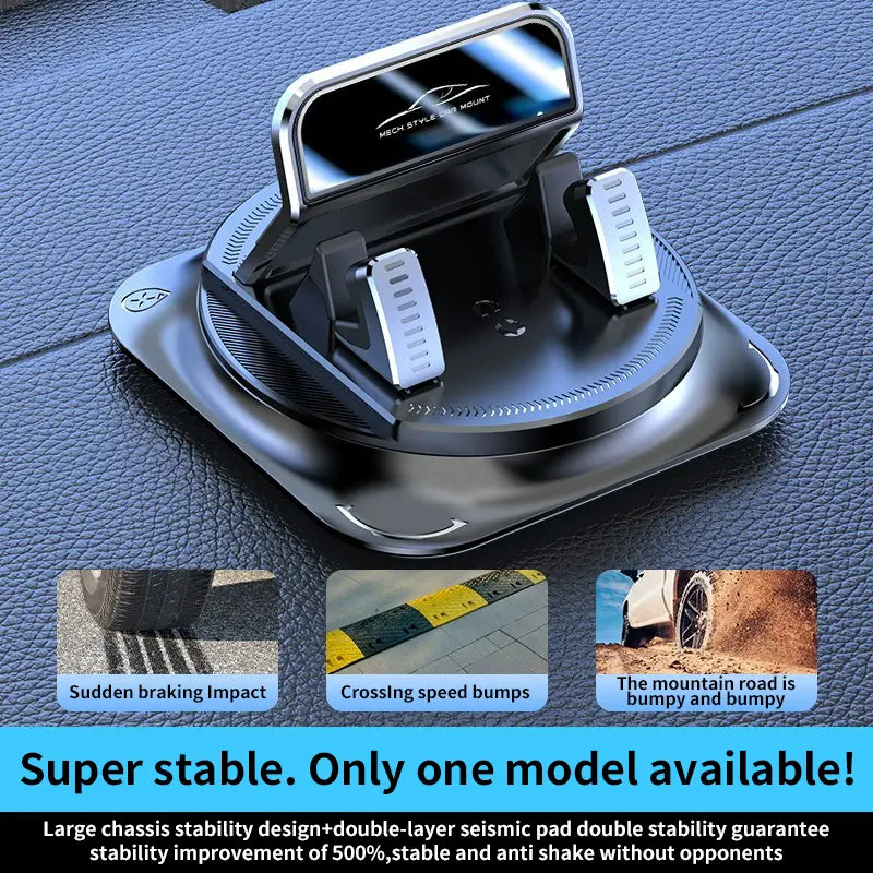 👑[Top1 Seller in US] Premium 360° Dashboard Car Mount | 100% Unobstructed View | Ultra-Stable & One-Handed Operation-III