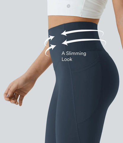 🔥LAST DAY 50% OFF-Formende Workout-Leggings mit hohem Bund, Seitentaschen-EDC