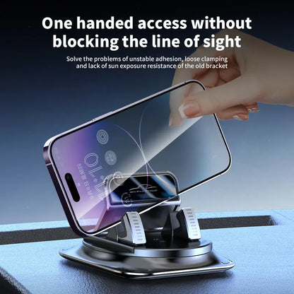 👑[Top1 Seller in US] Premium 360° Dashboard Car Mount | 100% Unobstructed View | Ultra-Stable & One-Handed Operation-III