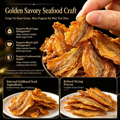 🐟 Nourish your body with high-quality deep-sea fish protein and the crisp texture of goldstripe trevally — a ready-to-eat snack tailored for those mindful of vascular health-CJP