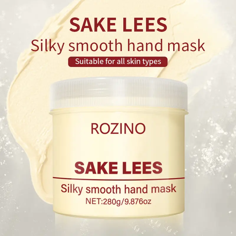 ✨ Sake Lees Hand Mask - Silky Smooth Formula for Hand Skin Care & Moisturization - 280g Net Weight-XLB.