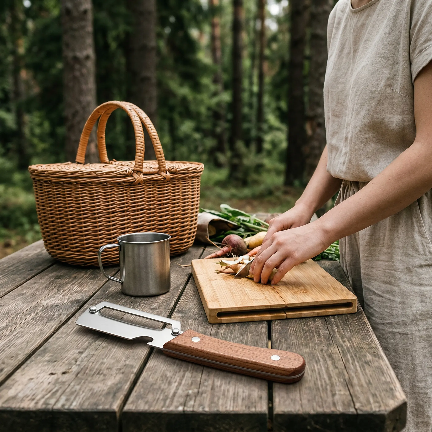 🔥2-in-1 Multi-Purpose Vegetable Peeler with Bottle Opener, Wooden Handle & Stainless Steel Blade, Kitchen Tool for Peeling Sugarcane, Potato, Fruit, Pineapple, Pumpkin, Papaya, Carrot & All Vegetables-XLB
