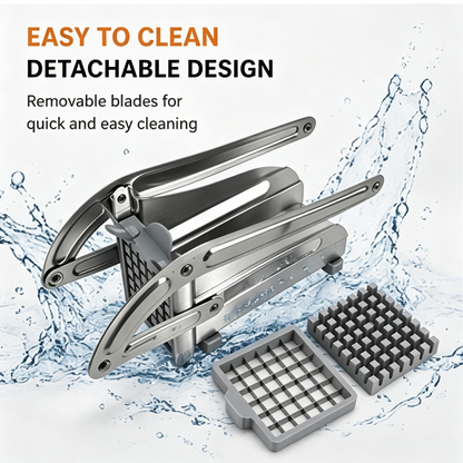 🥕 Multi-Purpose Vegetable Chopper | 2 Blades for Fries, Carrots & More-WBJ