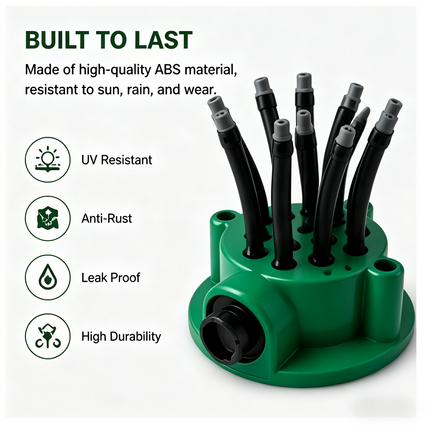 🌱 12-Head 360° Adjustable Garden Sprinkler | Water Every Corner of Your Yard-WBJ
