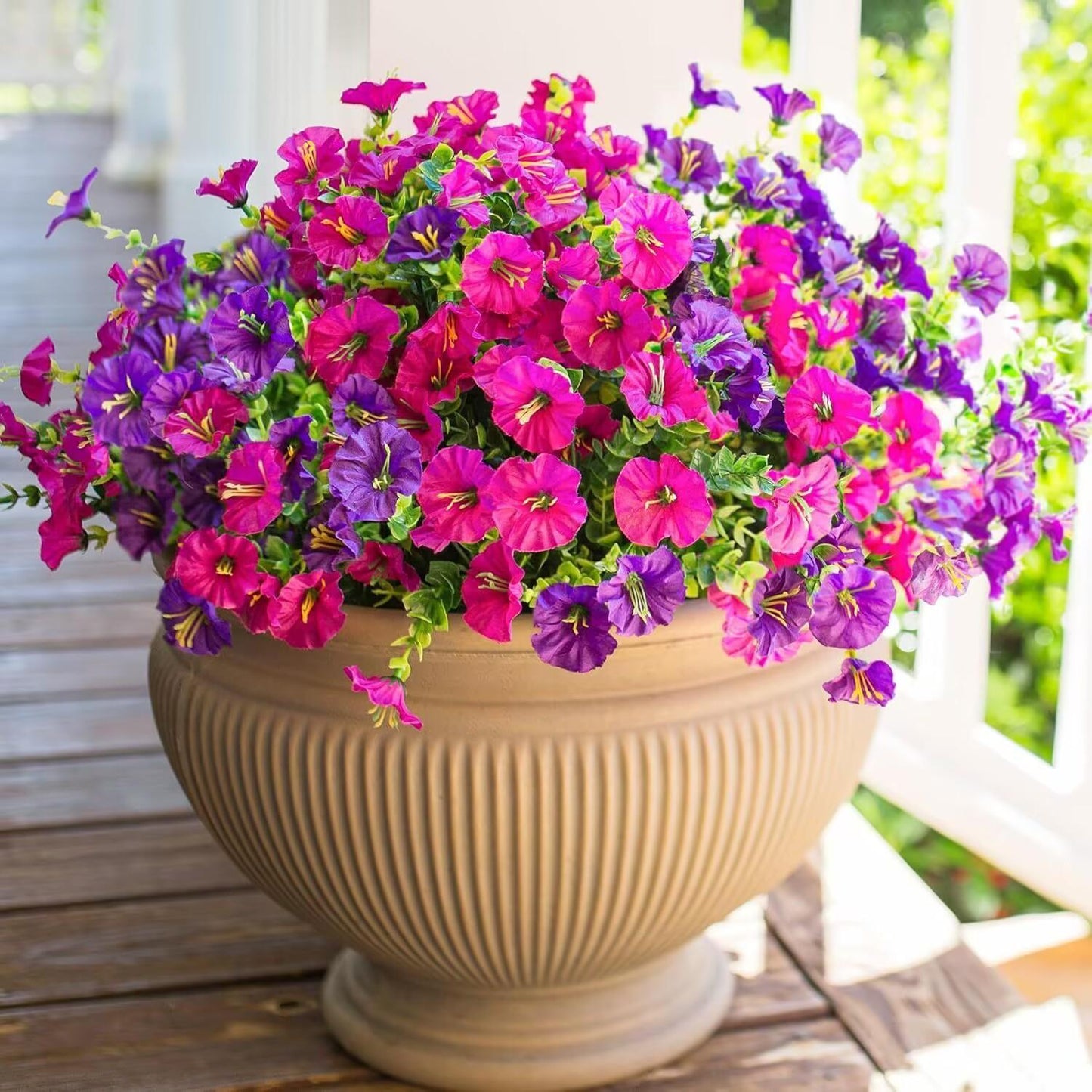 Artificial Flower (16pcs/set), Faux Flower, Decorative Flower for Home Garden, Porch, Window Box, Yard and Seasonal Celebrations, Spring/Summer Decoration, Fruit, Artificial Flower Plant #GLOBAL PICKS-JY