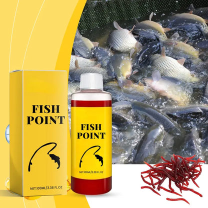 🎣 Ultimate fishing kit 6 pieces Concentrated Fish Attractant - Fast-Acting Red Worm Bait Additive for Freshwater Fishing -III