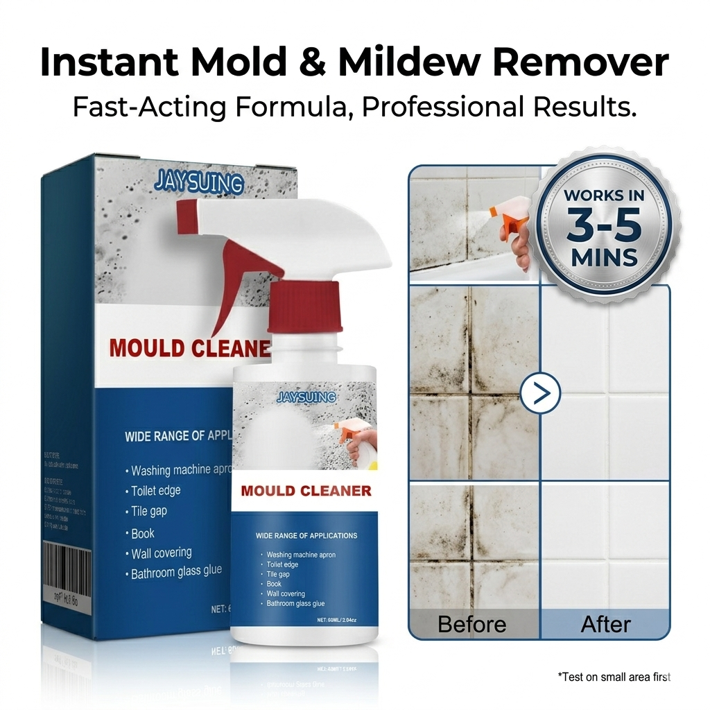 Instant Wall Mold Remover Spray - Fast-Acting Tile & Bathroom Cleaner (Visible Results)-III