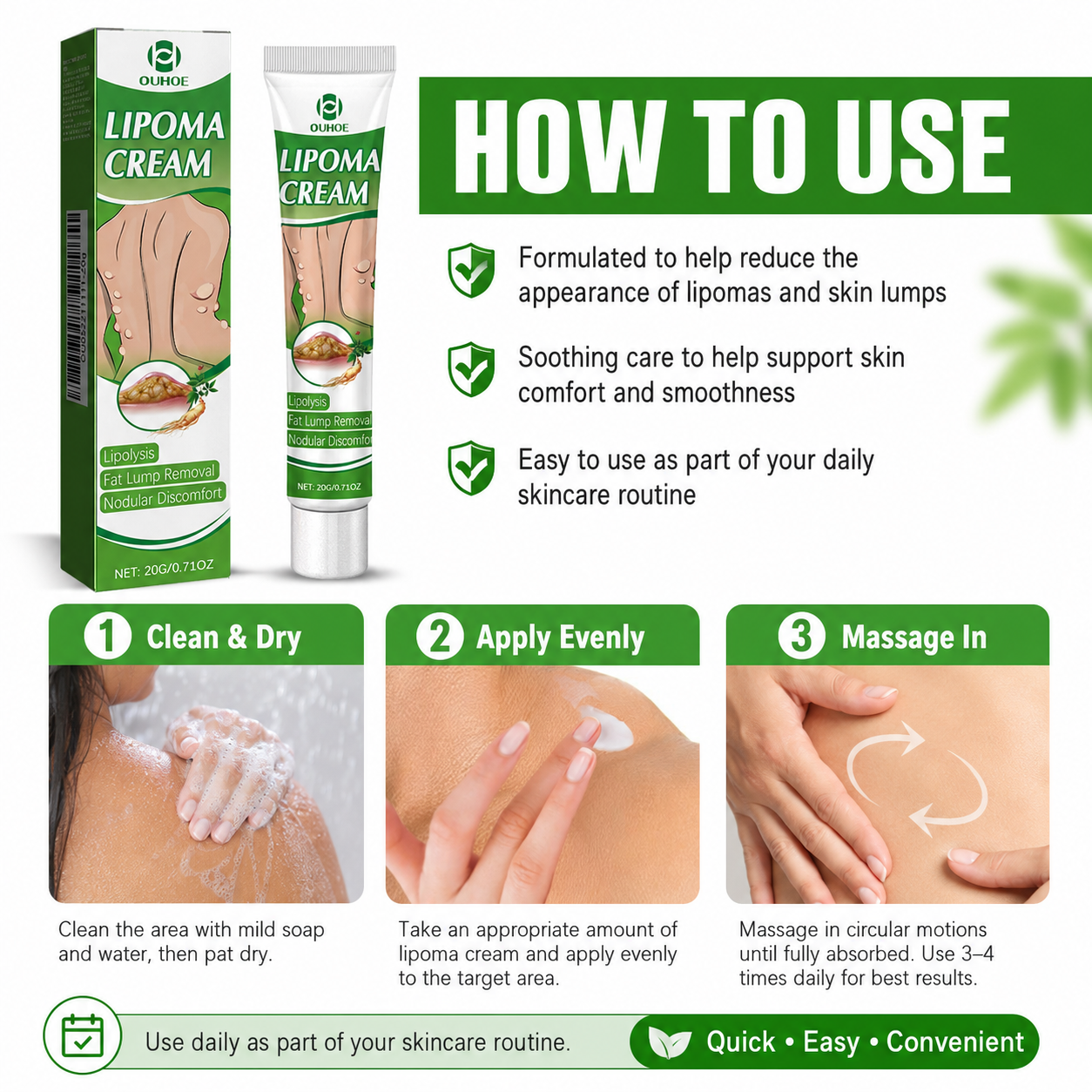 ✨ Daily Lipoma Care Cream | Smooth, Lightweight & Easy to Apply-LT