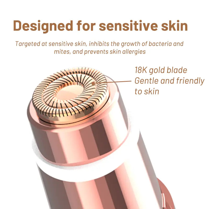 👑 [No.1 US Seller] 2-in-1 Eyebrow Trimmer & Hair Eraser | Painless & USB-C Rechargeable-III