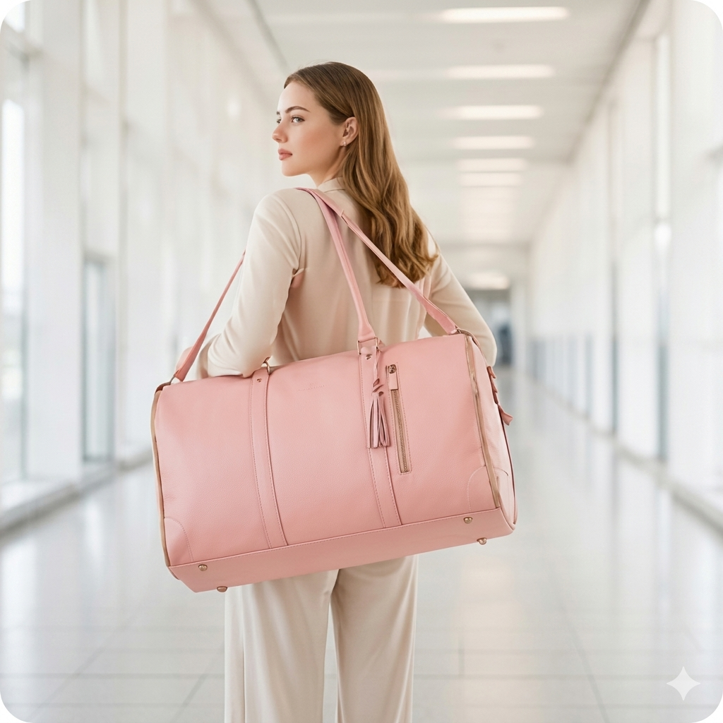 The Ultimate 3-in-1 Travel Duffel: Suit Bag & Luggage Combined ✨Carry your suits, shoes, and 3 days of essentials without a single wrinkle.TSA-approved and ready for takeoff.-III