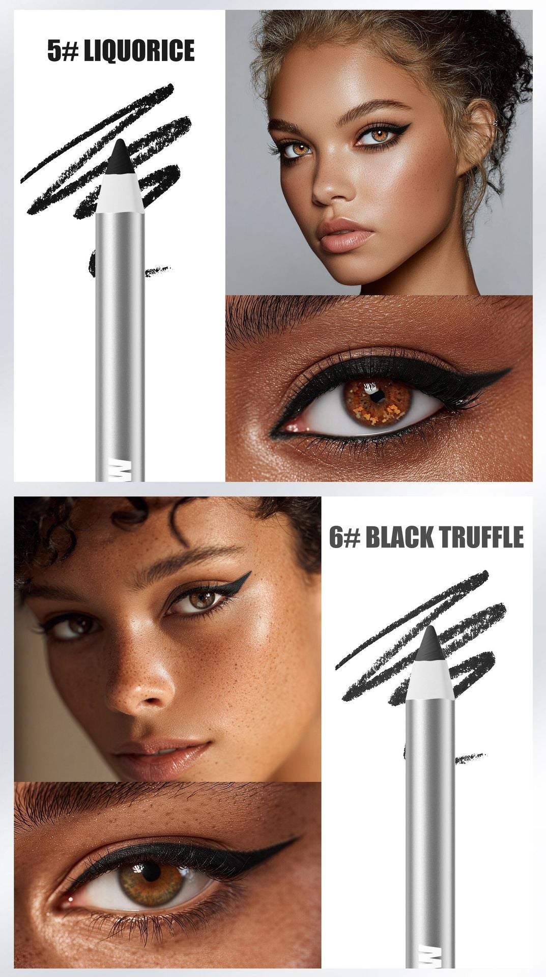 24HR Waterproof Eyeliner Pencil ✨ Smudge-Proof, Creamy & Easy to Apply for Day-to-Night Looks-JY