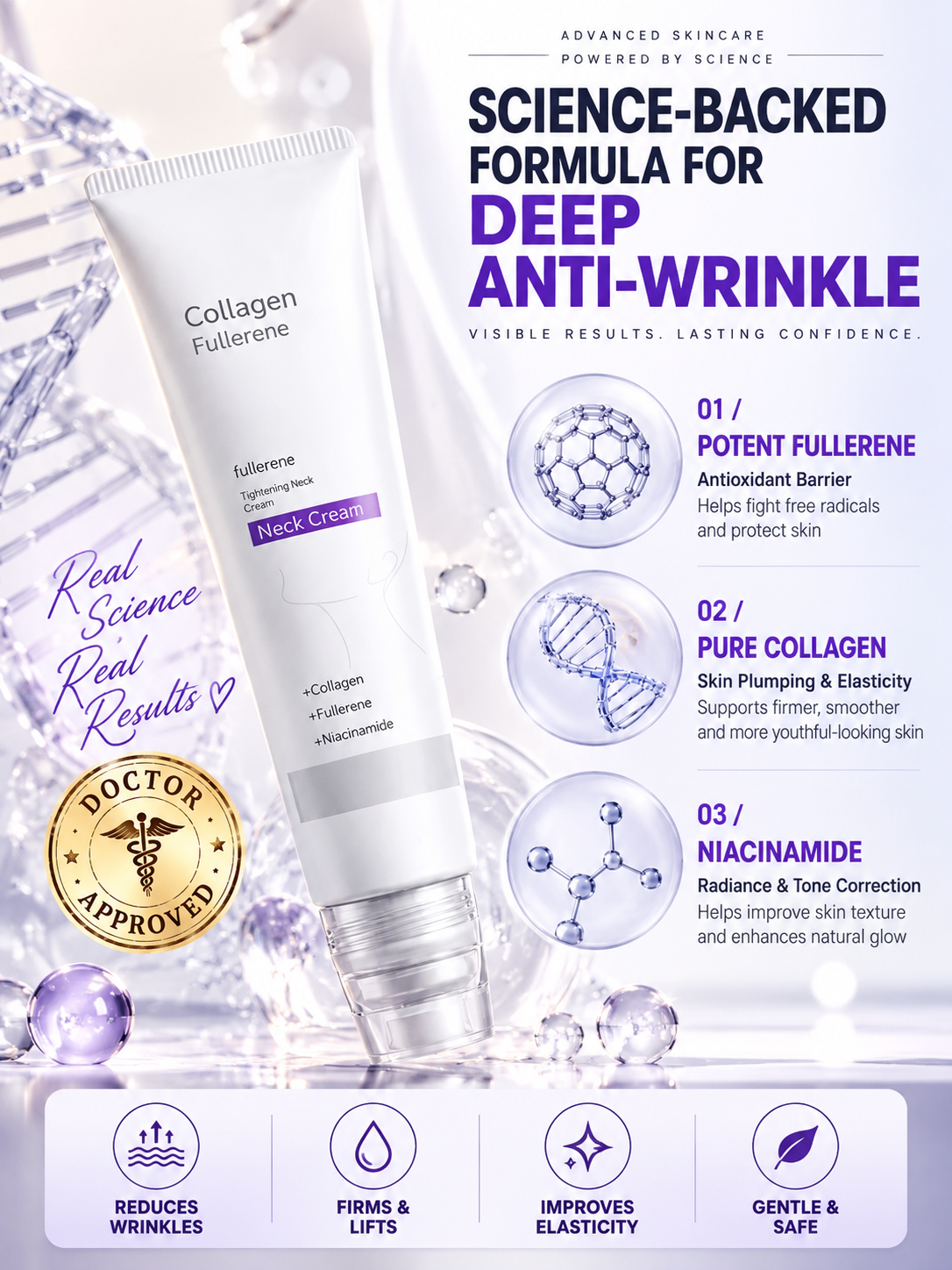 Unisex | Collagen Firming Cream | Targets all types of wrinkles -Felix