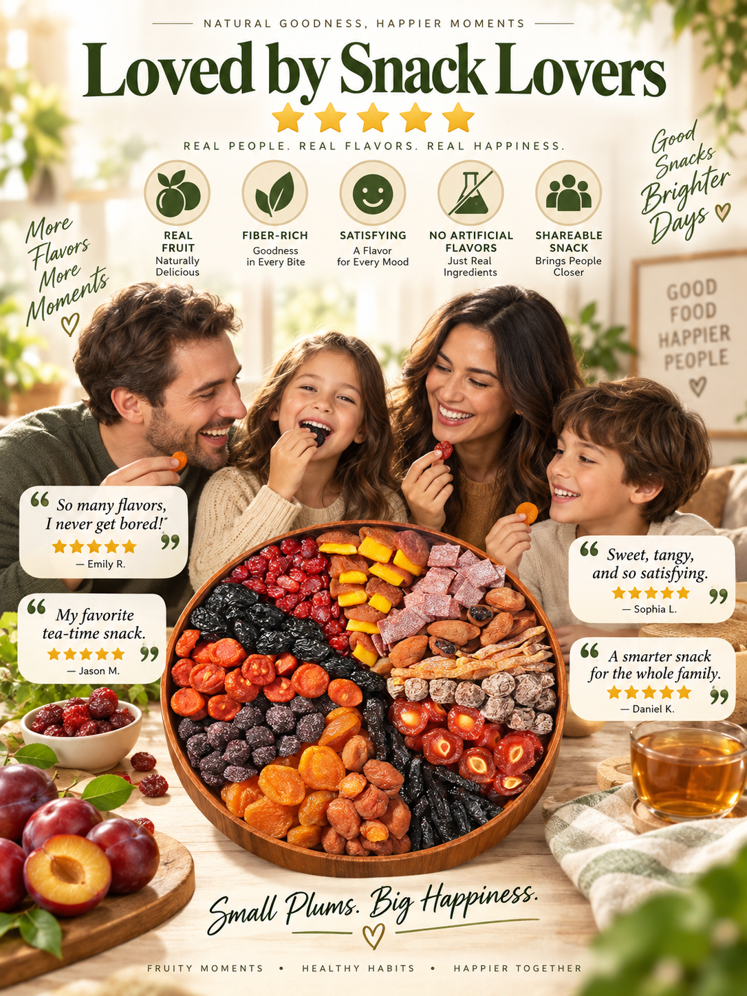 🌿 16-Fruit Premium Plum Blend | Naturally Sweet & Wholesome.-OKL
