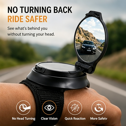 🚴‍♂️ Wrist Bike Rearview Mirror | Ride Safe, See Behind You Effortlessly-WBJ