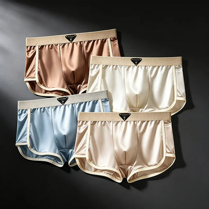 💎Silk Boxer Briefs Designed for Men✦Anti-Chafing -2°C Cooling Ice Silk Comfort✦🎁Today Only: Save 60% + Free Shipping Protected Shipping -III