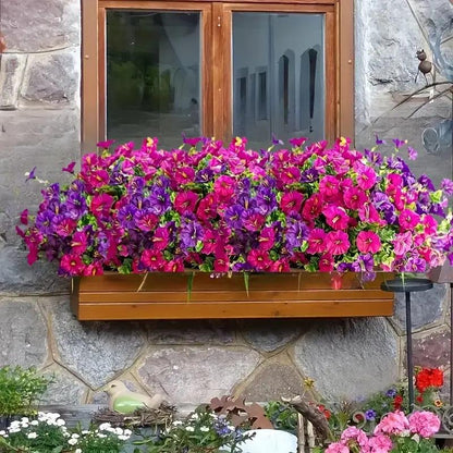 Artificial Flower (16pcs/set), Faux Flower, Decorative Flower for Home Garden, Porch, Window Box, Yard and Seasonal Celebrations, Spring/Summer Decoration, Fruit, Artificial Flower Plant #GLOBAL PICKS-JY