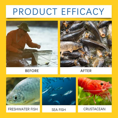 🎣 Ultimate fishing kit 6 pieces Concentrated Fish Attractant - Fast-Acting Red Worm Bait Additive for Freshwater Fishing -III