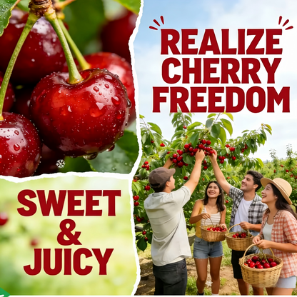 🍒✨The Ultimate Backyard Cherry Variety: Imparts Classic American Curb Appeal | High-Yield Orchard Grade Selection 🍒✨-JY