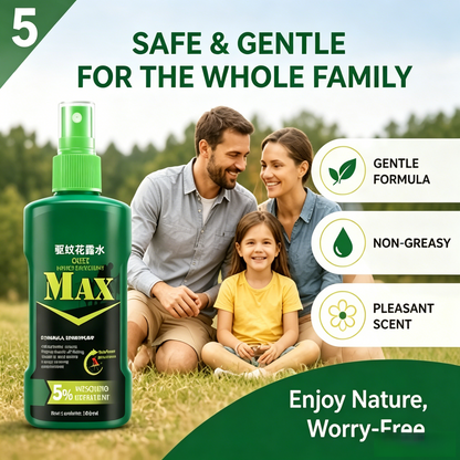 🚫🦟 MAX Insect Repellent Spray | 5% DEET 8H Long-Lasting Protection for Outdoor Camping Hiking-LT