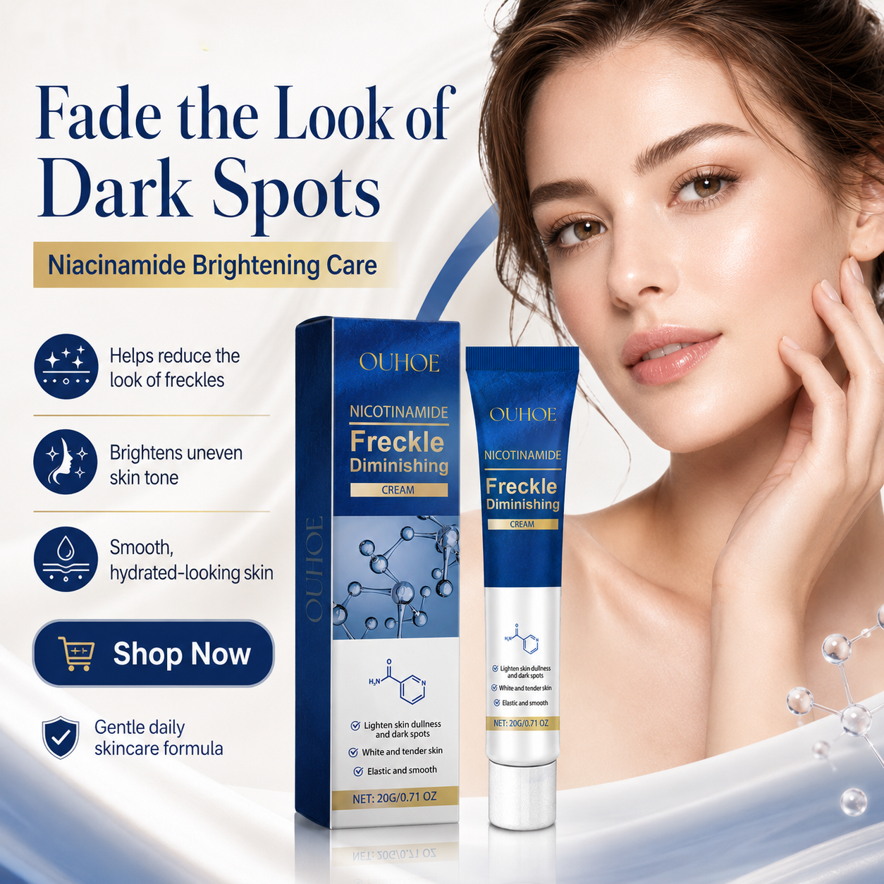 Nicotinamide Radiance Cream｜Dark Spot & Freckle Appearance Care✨Reveal a Brighter Complexion-YOY