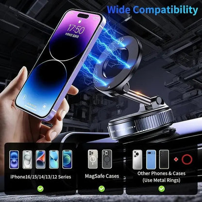🚗 Super Strong Suction Magnetic Phone Holder for Car & Home -III