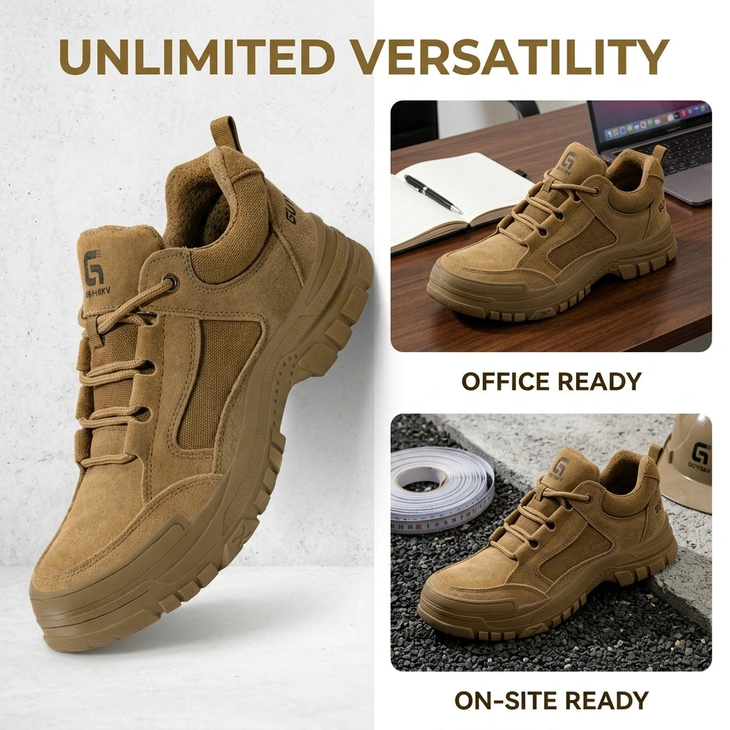 ⚡Comfort & Protection for Men 30+🥾Built for hard work environments✦non-conductive, puncture-resistant, waterproof & slip-resistant✦All-day comfort built 🚚 Today Only: Save 50% + Free Shipping Protected Shipping -III