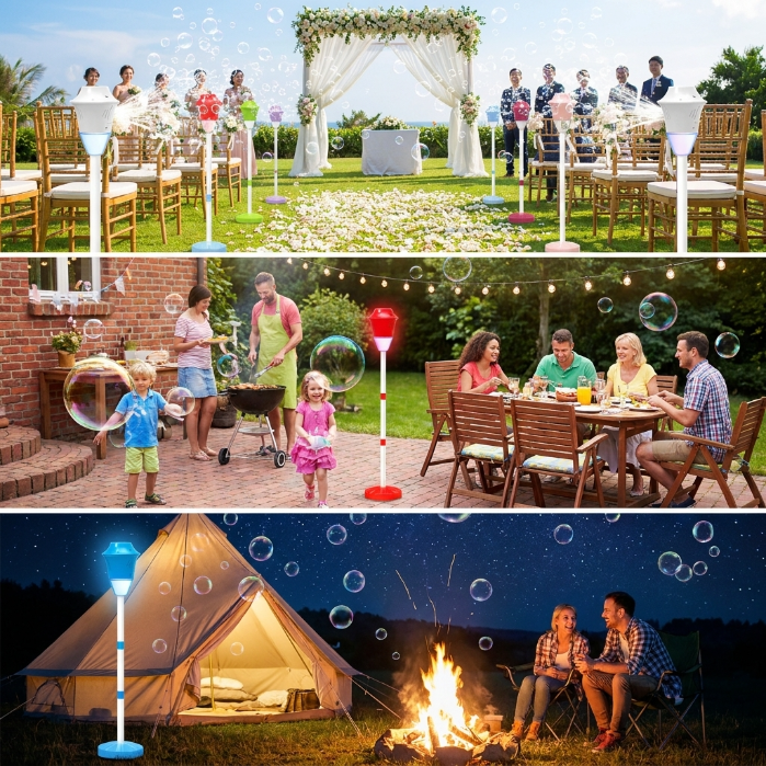 Party in a Torch!" ✨ 2-in-1 Automatic Bubble Machine & Garden Light. Create a Dreamy Backyard Oasis Instantly. Kids Love It, Neighbors Want It! 🫧🏮-JY