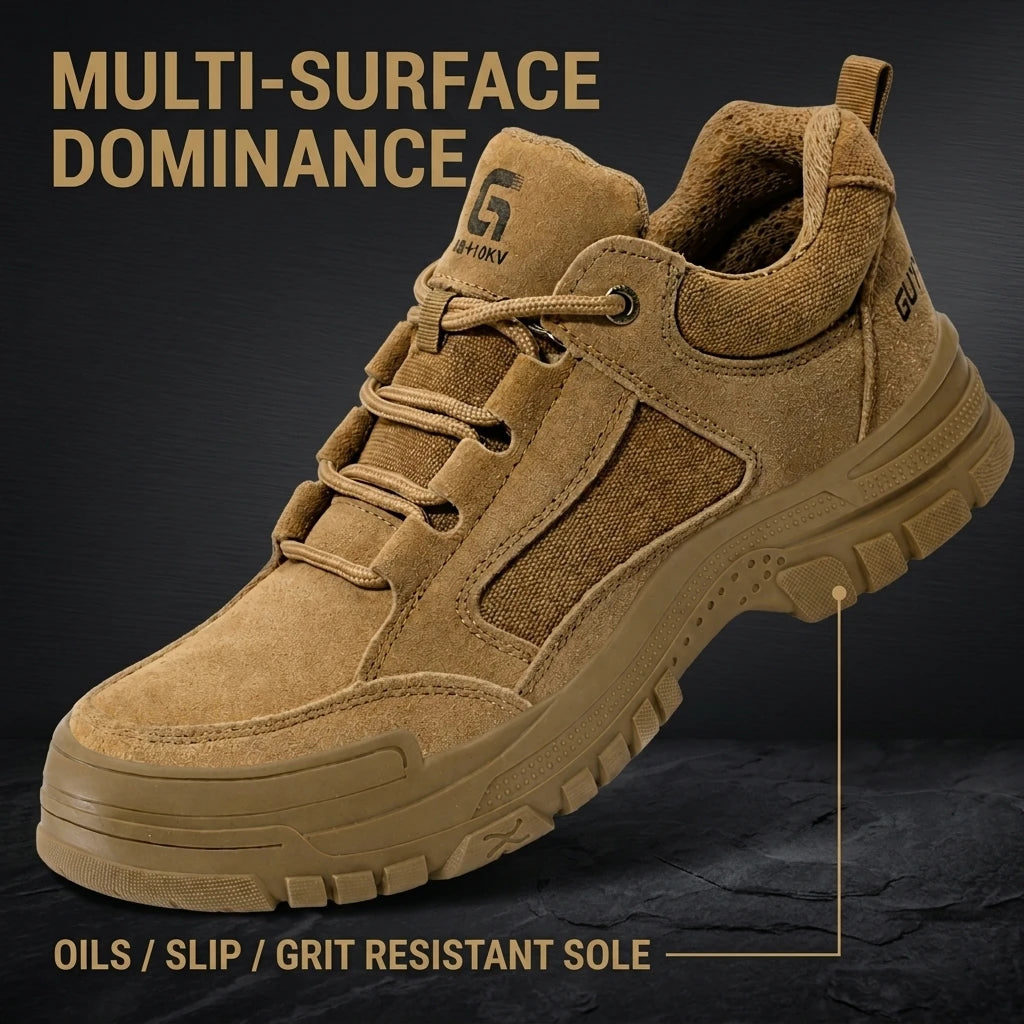 ⚡Comfort & Protection for Men 30+🥾Built for hard work environments✦non-conductive, puncture-resistant, waterproof & slip-resistant✦All-day comfort built 🚚 Today Only: Save 50% + Free Shipping Protected Shipping -III