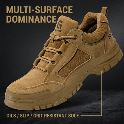 ⚡Comfort & Protection for Men 30+🥾Built for hard work environments✦non-conductive, puncture-resistant, waterproof & slip-resistant✦All-day comfort built 🚚 Today Only: Save 50% + Free Shipping Protected Shipping -III