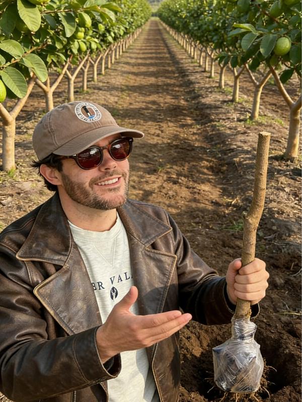 Heirloom Non-GMO Guava Tree Sapling | Live Fruit Plant for Potted, Greenhouse & Outdoor Gardens | Easy to Grow, Fast Fruiting, Ideal for Home Gardeners & Fruit Tree Enthusiasts-JY