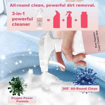 🌹 Bathroom Cleaning Foam Spray – Instantly Removes Toilet Stains & Odors ✨ -III