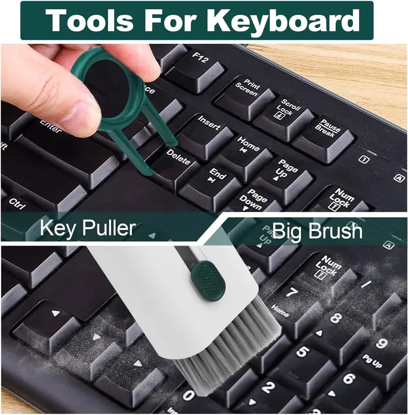 ✨7-in-1 Electronic Cleaning Kit, Keyboard Phone Earphone Cleaning Brush Pen-XLB