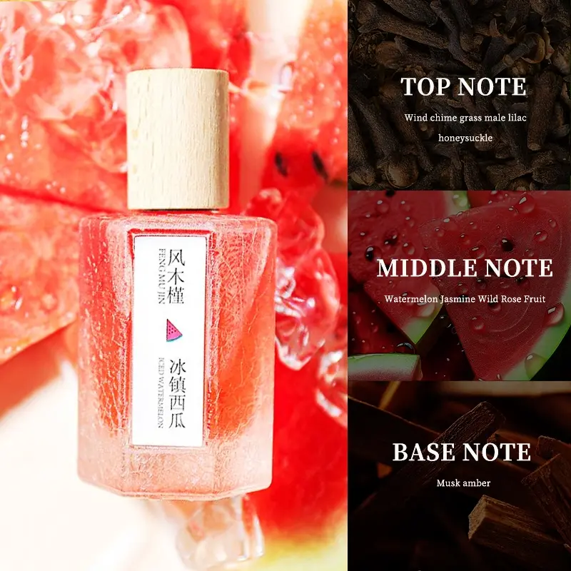 🍑Women's Sweet Summer Perfume Spray, Ice-Cold Watermelon Fruity Floral Scent, Aromatic Fruity Fragrance for Daily Use & Parties, 50ml Candy-Flavored Deodorant for Ladies-XLB