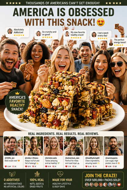 The Original Artisan Mixed Nut Pie A Delicious Blend Of 9 Premium Nuts & Fruits With Zero Added Sugar.-OKL