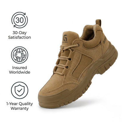⚡Comfort & Protection for Men 30+🥾Built for hard work environments✦non-conductive, puncture-resistant, waterproof & slip-resistant✦All-day comfort built 🚚 Today Only: Save 50% + Free Shipping Protected Shipping -III