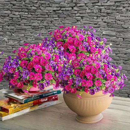 Artificial Flower (16pcs/set), Faux Flower, Decorative Flower for Home Garden, Porch, Window Box, Yard and Seasonal Celebrations, Spring/Summer Decoration, Fruit, Artificial Flower Plant #GLOBAL PICKS-JY