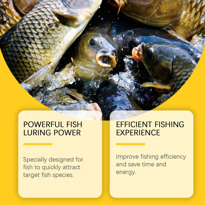🎣 Ultimate fishing kit 6 pieces Concentrated Fish Attractant - Fast-Acting Red Worm Bait Additive for Freshwater Fishing -III