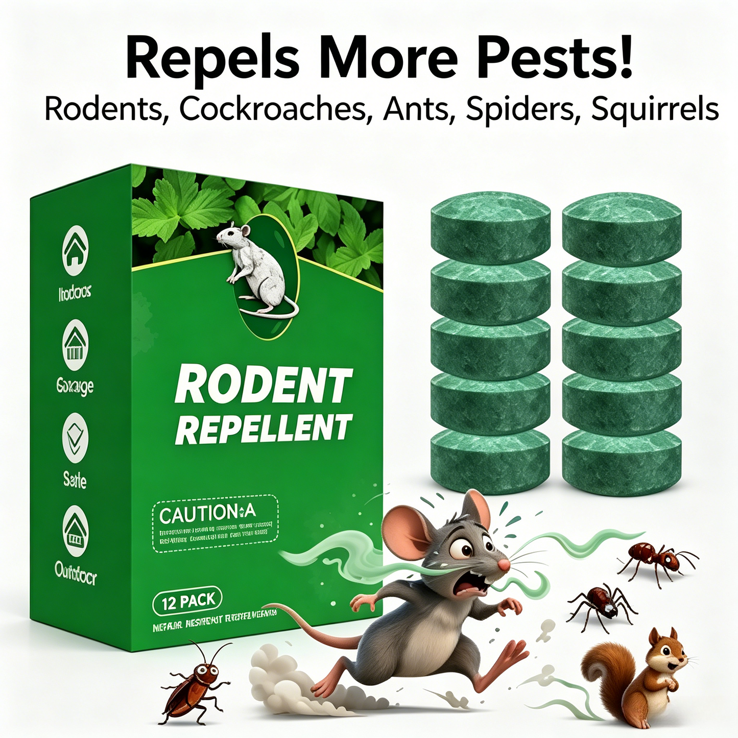 🛡️ Multi-Pest Repellent Balls – Repel Mice, Spiders, Cockroaches & More-WBJ