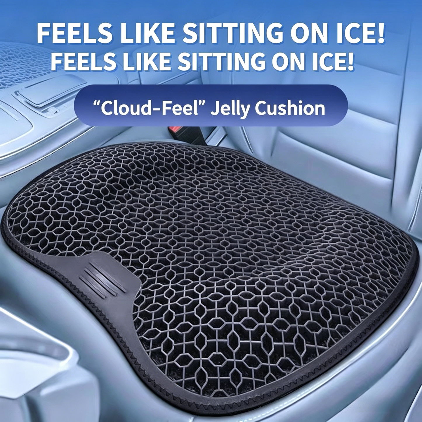 ❄️Cool Gel Car Seat Cushion – Stay Ice-Cold & Pressure-Free All Day-WBJ