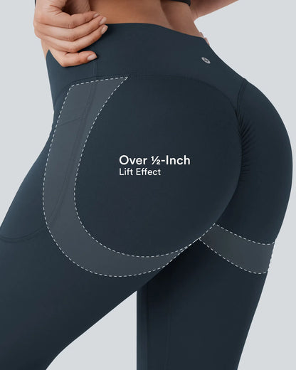 🔥LAST DAY 50% OFF-Formende Workout-Leggings mit hohem Bund, Seitentaschen-EDC