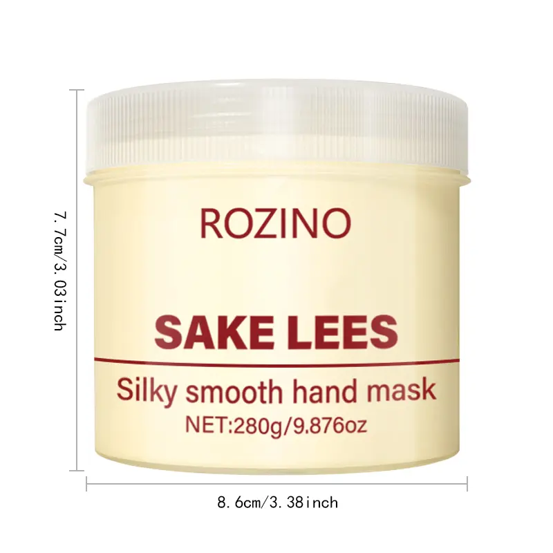 ✨ Sake Lees Hand Mask - Silky Smooth Formula for Hand Skin Care & Moisturization - 280g Net Weight-XLB.