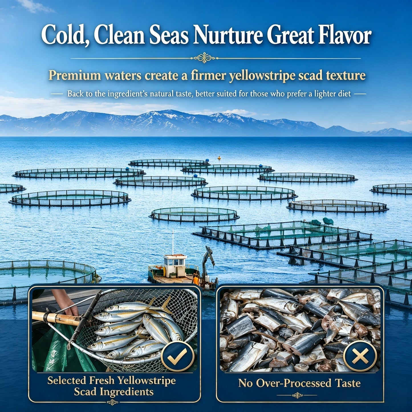 🐟 Nourish your body with high-quality deep-sea fish protein and the crisp texture of goldstripe trevally — a ready-to-eat snack tailored for those mindful of vascular health-CJP