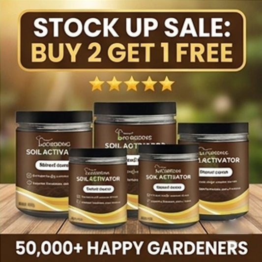 Bring Your Soil Back to Life. No More Drooping Plants or Tired Soil.-JY