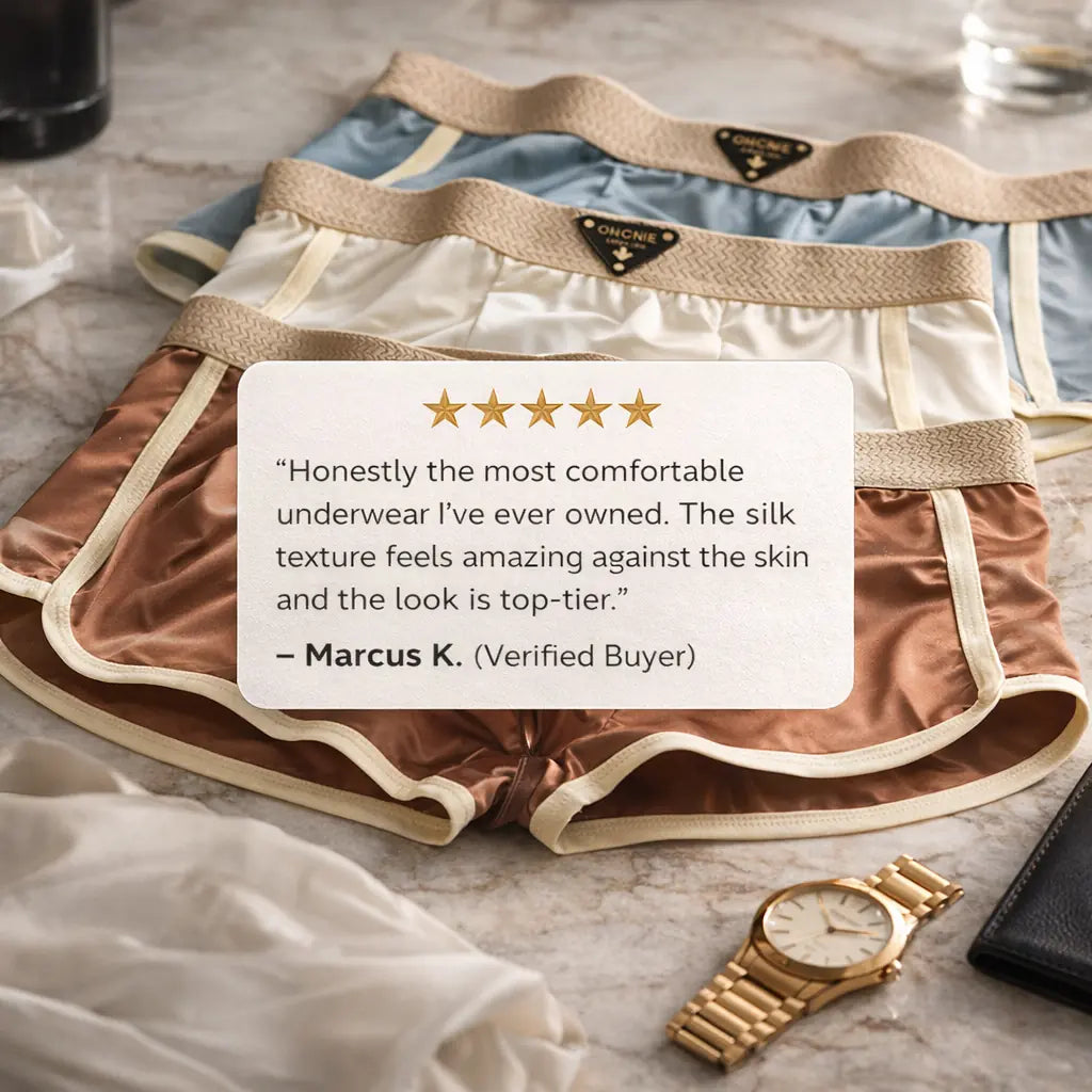 💎Silk Boxer Briefs Designed for Men✦Anti-Chafing -2°C Cooling Ice Silk Comfort✦🎁Today Only: Save 60% + Free Shipping Protected Shipping -III