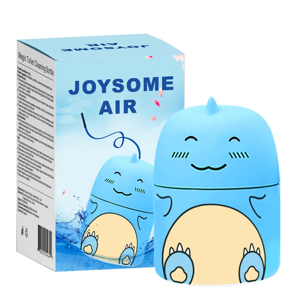 🦖Cute Dinosaur-Shaped Toilet Cleaner Bottle, Ocean/Jasmine/Peach Fragrance, 3 Bottles Lasting 9 Months, Powerful Scale & Odor Remover for Household Toilets-XLB